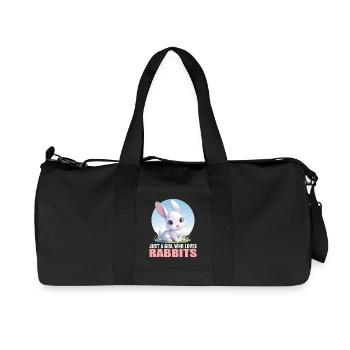 Bunny Bunny - Recycled Canvas Sports Bag by Stanley/Stella - black - Front