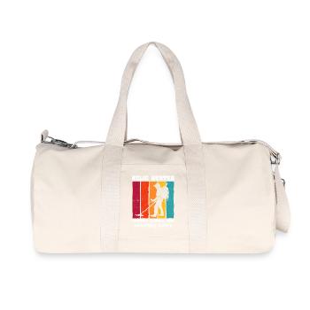 Recherche de reliques au détecteur de métaux - Sac de sport en toile recyclée Stanley/Stella - blanc naturel - Devant