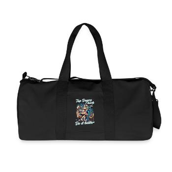 Stepptanz Stepptänzerin - Recycelte Canvas-Sporttasche von Stanley/Stella - Schwarz - Vorne