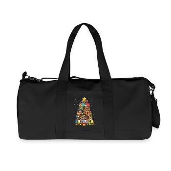 Hawaiian Ukulele Uke Christmas - Recycelte Canvas-Sporttasche von Stanley/Stella - Schwarz - Vorne