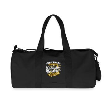 Dialyse-Techniker Tempo - Recycelte Canvas-Sporttasche von Stanley/Stella - Schwarz - Vorne