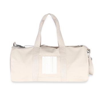 Berlin city typographic design - Recycled Canvas Sports Bag by Stanley/Stella - natural - Front