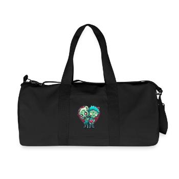 Valentine Zombie Love - Recycled Canvas Sports Bag by Stanley/Stella - black - Front