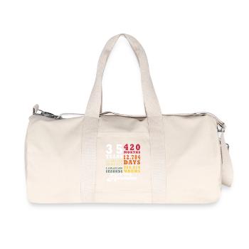 35 Years Thirty-fifth Birthday - Recycled Canvas Sports Bag by Stanley/Stella - natural - Front