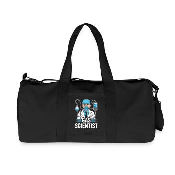 Anesthesiologist Gas Scientist Anesthesia - Recycled Canvas Sports Bag by Stanley/Stella - black - Front