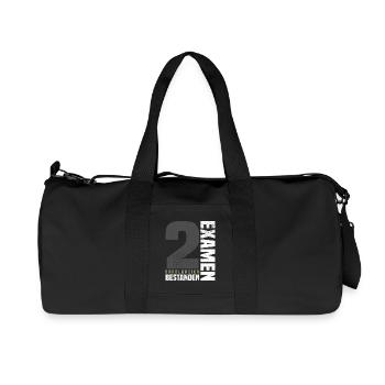 Congratulations 2nd Exam - Recycled Canvas Sports Bag by Stanley/Stella - black - Front