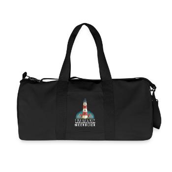 Baltic Sea Holiday UMMANZ SEA VIEW Fun - Recycled Canvas Sports Bag by Stanley/Stella - black - Front