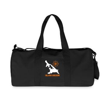 Island USEDOM BALTIC SEA Holiday Lighthouse Funny - Recycled Canvas Sports Bag by Stanley/Stella - black - Front