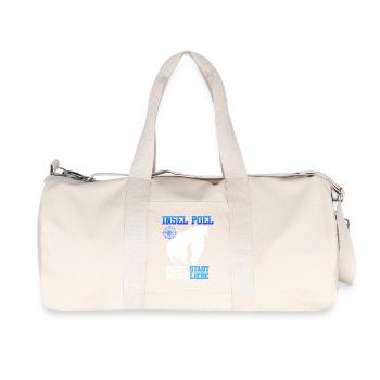 ISLAND OF POEL MY CITY MY LOVE Funny - Recycled Canvas Sports Bag by Stanley/Stella - natural - Front