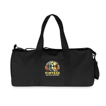 1946 Vintage Rétro Cadeau D'anniversaire - Sac de sport en toile recyclée Stanley/Stella - noir - Devant