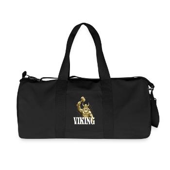 Légende viking viking marin Odin Raven Fighter - Sac de sport en toile recyclée Stanley/Stella - noir - Devant