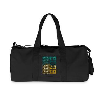 LIMITED EDITION 2009 17 YEARS 17TH BIRTHDAY - Recycled Canvas Sports Bag by Stanley/Stella - black - Front