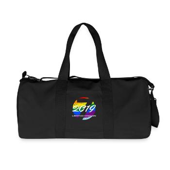 7th Birthday 2019 Boys and Girls Gift - Recycled Canvas Sports Bag by Stanley/Stella - black - Front