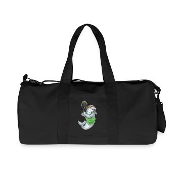 Sports de raquette de tennis Dolphin - Sac de sport en toile recyclée Stanley/Stella - noir - Devant