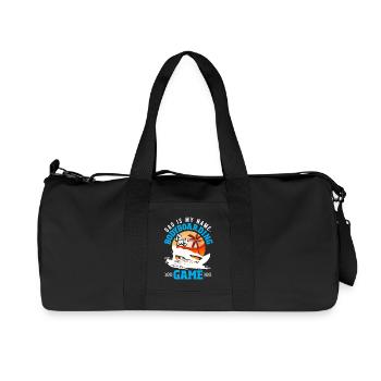 Surfing Surfboarder Bodyboarder - Recycled Canvas Sports Bag by Stanley/Stella - black - Front