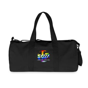 15th Birthday 2011 Boys and Girls Gift - Recycled Canvas Sports Bag by Stanley/Stella - black - Front