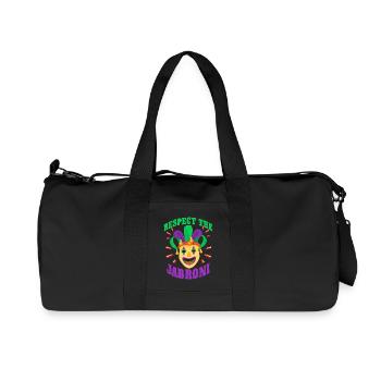 Respect The Jabroni - Recycelte Canvas-Sporttasche von Stanley/Stella - Schwarz - Vorne