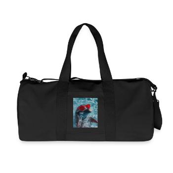 Lunettes de soleil dauphins - Sac de sport en toile recyclée Stanley/Stella - noir - Devant