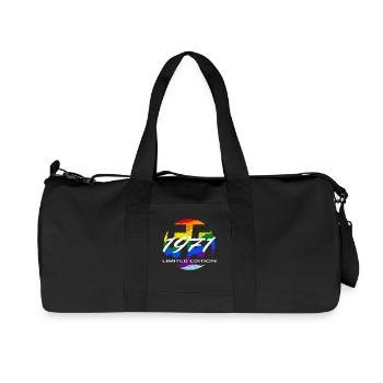 55th Birthday 1971 Gift for Men and Women - Recycled Canvas Sports Bag by Stanley/Stella - black - Front