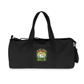 I Do Not Carrot All - Recycelte Canvas-Sporttasche von Stanley/Stella - Schwarz - Vorne