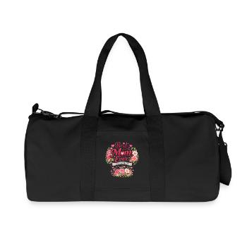 Best Mom Ever Flower Wreath - Recycled Canvas Sports Bag by Stanley/Stella - black - Front