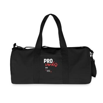 Trust in the Lord Proverbs 3:5 Bible Verse - Recycled Canvas Sports Bag by Stanley/Stella - black - Front