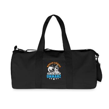 Baltic Sea holiday I'M ONLY REALLY HAPPY ON - Recycled Canvas Sports Bag by Stanley/Stella - black - Front