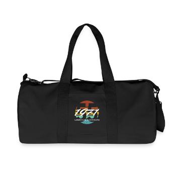 55th Birthday 1971 Gift for Men and Women - Recycled Canvas Sports Bag by Stanley/Stella - black - Front