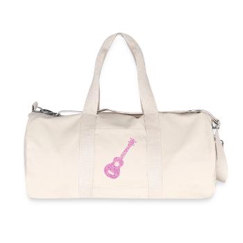 Diamants ukulélé hawaïen - Sac de sport en toile recyclée Stanley/Stella - blanc naturel - Devant