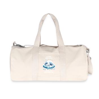 Game paused | Seal Nap - Recycled Canvas Sports Bag by Stanley/Stella - natural - Front