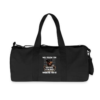 Rottweiler Hundebesitzer T Rottweiler Gassi Rottwe - Recycelte Canvas-Sporttasche von Stanley/Stella - Schwarz - Vorne