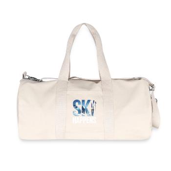 Ski Happens - Recycled Canvas Sports Bag by Stanley/Stella - natural - Front