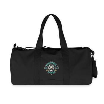 Monowheel Squad Monocyclist - Recycelte Canvas-Sporttasche von Stanley/Stella - Schwarz - Vorne