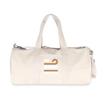Édition Limitée 2007 18ème Cadeau d’Anniversaire - Sac de sport en toile recyclée Stanley/Stella - blanc naturel - Devant