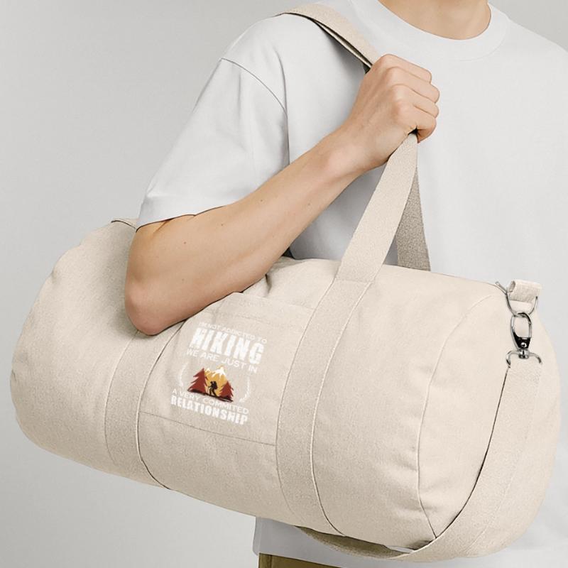 Hiking Commitment Tee Design Recycled Canvas Sports Bag by Stanley/Stella