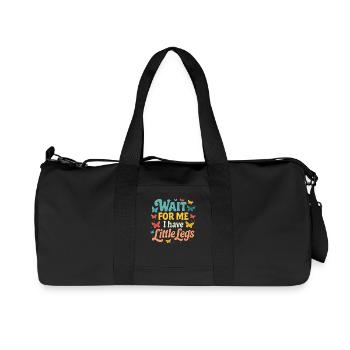 Cute Saying Humor Meme Funny Gift Idea - Recycled Canvas Sports Bag by Stanley/Stella - black - Front