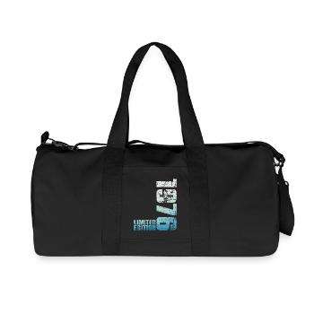 50ème Anniversaire Homme Femme 50 ans 1976 Cadeau - Sac de sport en toile recyclée Stanley/Stella - noir - Devant