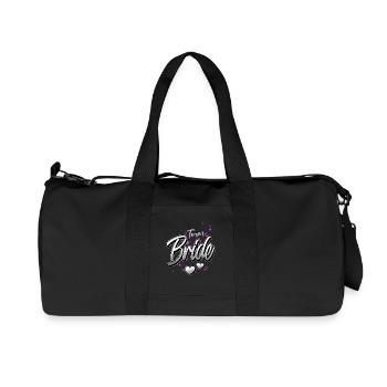 Team Bride JGA  - Recycelte Canvas-Sporttasche von Stanley/Stella - Schwarz - Vorne