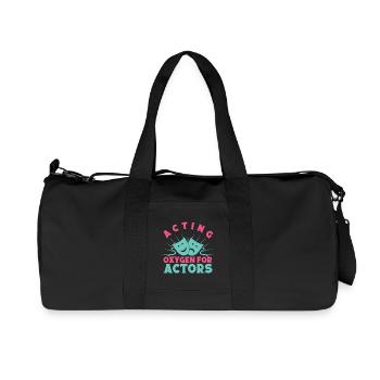 Musical Theatre Acting Oxygen For Actors Theater - Recycled Canvas Sports Bag by Stanley/Stella - black - Front