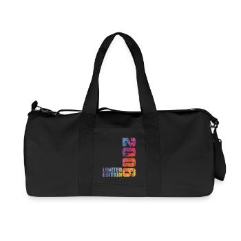 20th Birthday Boy Girl 20 Year Old 2006 Gift - Recycled Canvas Sports Bag by Stanley/Stella - black - Front