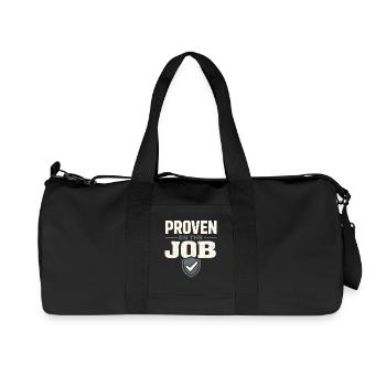 workers who are trained as welders and - Recycled Canvas Sports Bag by Stanley/Stella - black - Front