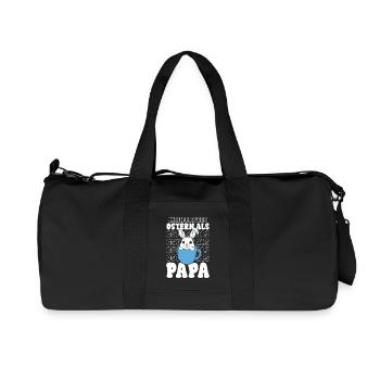 Easter Bunny in Mug Dad - Recycled Canvas Sports Bag by Stanley/Stella - black - Front