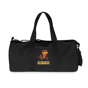 Fire Salamander Salamander - Recycled Canvas Sports Bag by Stanley/Stella - black - Front