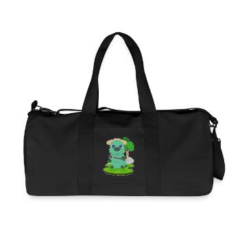 Jardin de pelles Caterpillar Gardener - Sac de sport en toile recyclée Stanley/Stella - noir - Devant