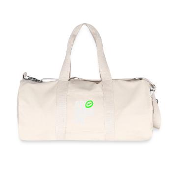MODE ABI ACTIVÉ - Sac de sport en toile recyclée Stanley/Stella - blanc naturel - Devant