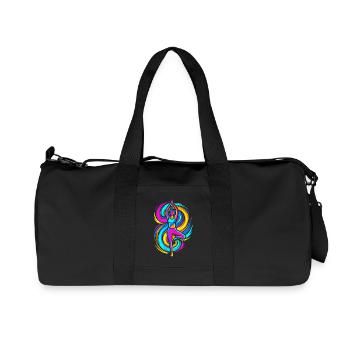 Yoga Pose - Sac de sport en toile recyclée Stanley/Stella - noir - Devant