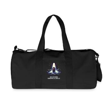 Kein Respawn | Bestatter schwarzer Humor - Recycelte Canvas-Sporttasche von Stanley/Stella - Schwarz - Vorne