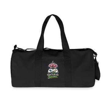 Connect to your inner Server - Gamer Yoga - Recycelte Canvas-Sporttasche von Stanley/Stella - Schwarz - Vorne