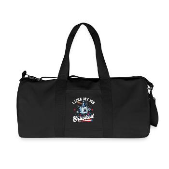 J’aime mon abolition écrasée en faveur de l’immigration - Sac de sport en toile recyclée Stanley/Stella - noir - Devant