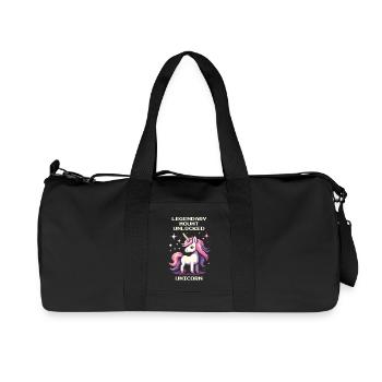 Legendary Mount Unlocked | Unicorn - Recycled Canvas Sports Bag by Stanley/Stella - black - Front